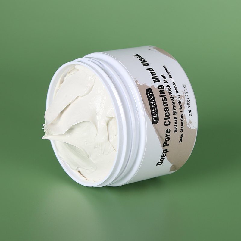 Logo Clay Powder Face Skin Mask Vitamin C  Mud Mask for Deep Cleansing Minimize Pores Moisturizing Clay Mask thumbnail 4